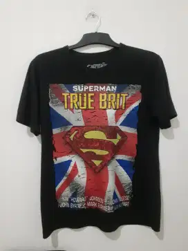 Kaos SUPERMAN Label CARTOON STOCK