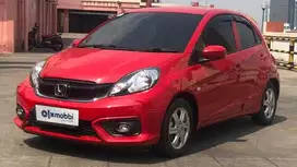 TDP 7,JT Honda Brio Satya 1.2 E Bensin-AT Merah 2017