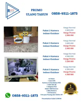Promo pasang cctv online hp