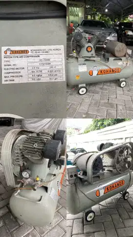 Jual cepat Air kompresor kohands 3hp listrik piston hidup second