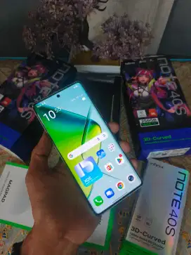 infinix Note 40s ram 8+8/256Gb lengkap