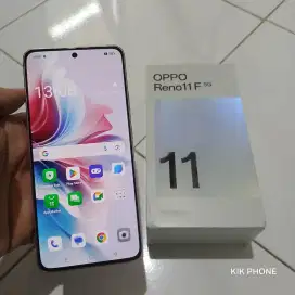 Oppo Reno 11F 5G 8/256 Fulset segel mulus 90%.harga 2.550 net