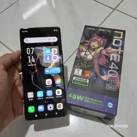 Infinix Note 40 Pro 5G 8/256 Fulset segel mulus  98%.harga 2.550 net