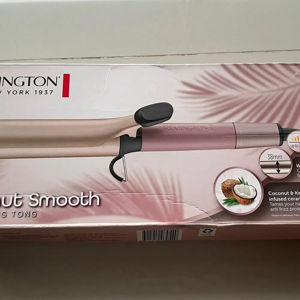 Remington Coconut smooth curling iron