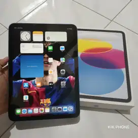 Ipad Gen 10 64Gb Wifi Blue Fulset segel mulus 98%.harga 4.500 net