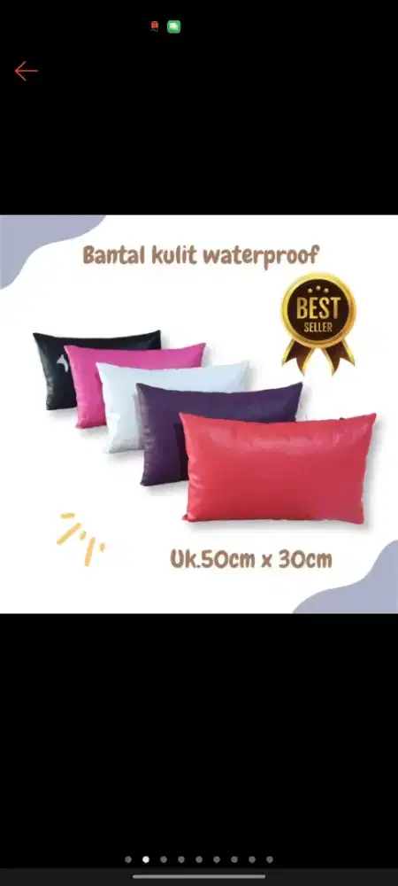 Bantal facial / bantal eyelash / bantal kulit anti air uk.50cm x 30cm