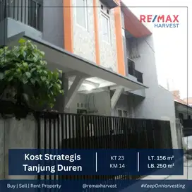 RUMAH KOST MASIH AKTIF LOKASI STRATEGIS DI TANJUNG DUREN JAKARTA BARAT