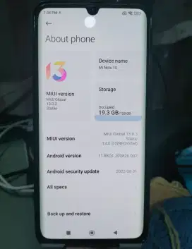 Xiaomi Mi Note 10 6/128 Gb Midnight Black Komplit