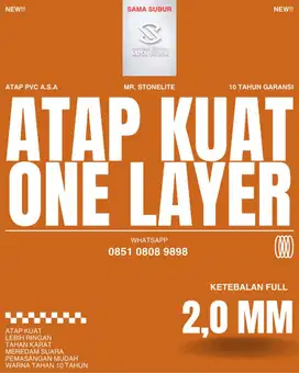 ATAP PVC A.S.A 2MM MR. STONELITE