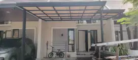Dekorasi rumah kanopi atap alderon