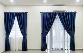 Pemesanan Gorden Blackout Pasang Skat Klinik Hordeng Gordyn Vitrase