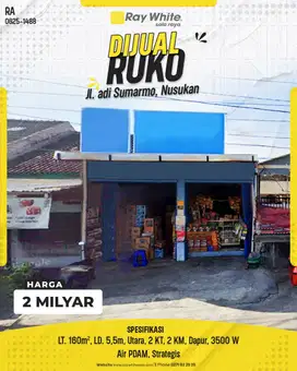 RUKO  SIAP PAKAI NUSUKAN SOLO