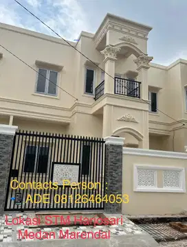 Rumah baru Ready 2Lantai Modern Eksklusif, Lokasi STM Harjosari bs KPR
