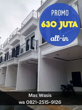 Rumah Baru 2-lantai+Rooftop Minimalis di Jagakarsa Jakarta Selatan