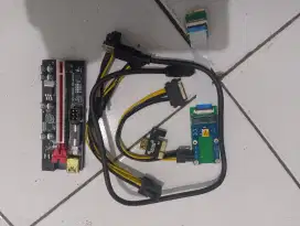 Riser VGA beserta kabel ngff minipcie