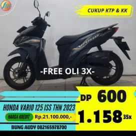 HONDA VARIO 125 ISS TAHUN 2023 GRATIS KIRIM SEJABODETABEK, PAJAK HIDUP