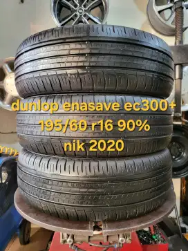 3 ban 195/60 r16 90% nik 2020 dunlop enasave ec300+