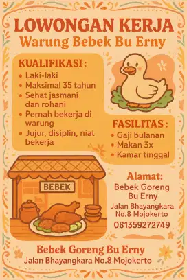 Karyawan Serabutan Warung