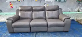 Sofa Import Reclening Electric Full Kulit Asli Istimewa
