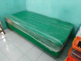 Kasur busa + dipan uk 120 x 220cm anti air