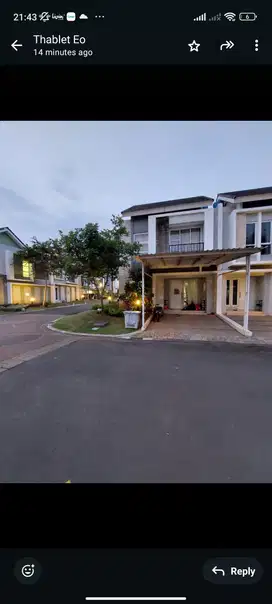 Di Jual Cepat Rumah Verdi Gading Serpong