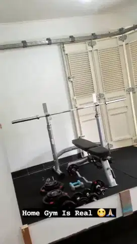 Dijual Cepat Alat Gym Set beserta karpetnya