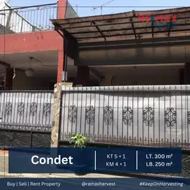 RUMAH BAGUS 5 KAMAR LUAS 300 METER SIAP HUNI DI CONDET - Jakarta Timur