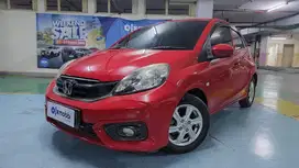 TDP 7,JT Honda Brio Satya 1.2 E Bensin-AT Merah 2017