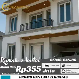 Promo hunian 2 lantai 3 kamar paling laris mulai dari 355 jutaan
