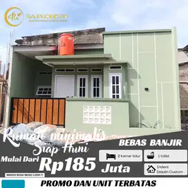 Rumah minimalis 2 kamar siap huni akses mudah mulai dari 185 jutaan