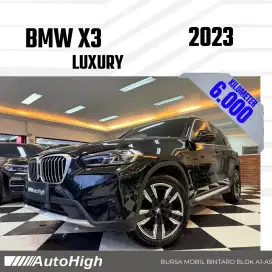 DP10% [Km6.000] X3 X-Line Luxury 2023 Black Reg 2024 #AUTOHIGH