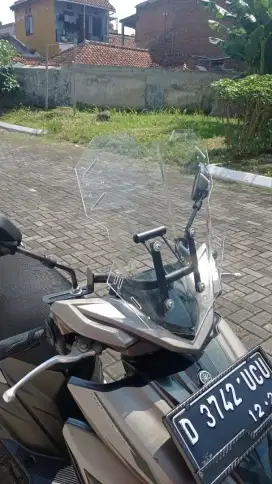 windshield visor mio m3 soul gt dan bracket (dudukan)nya