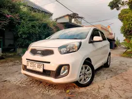 KIA PICANTO AT 2014 PUTIH , NYAMAN DAN ENAK DIPAKAI ! PAJAK PANJANG
