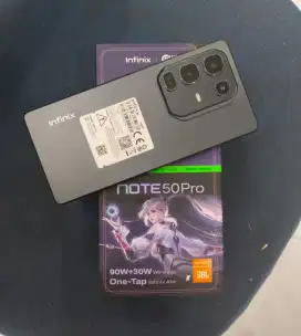 Infinix Note 50 Pro 8/256 Fulset like new.
Pemakaian baru 1 Minggu.