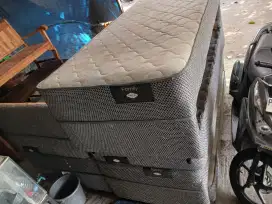 Springbed sorong set kumplit sandaran kepala ada lengkap