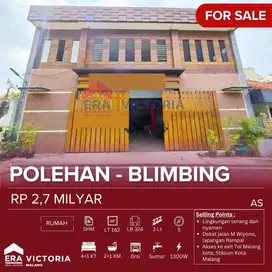 Rumah Kawasan Bisnis Dekat Swalayan, Minimarket, Exit Tol Sawojajar