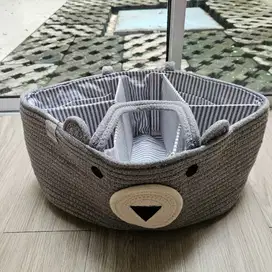 iBerry Caddy Bag Rope Bear Grey – Organizer Serbaguna Bekas