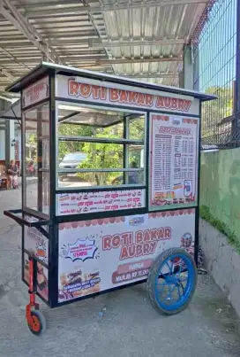 Gerobak roti bakar free ongkir cod
