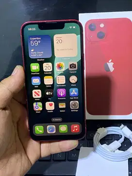 iPhone 13 Mini 256GB Red second inter Beacukai