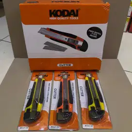 CUTTER BESAR KODAI GROSIR 1 BOX 12pcs FREE REFILL PISAU CUTTER 2pcs