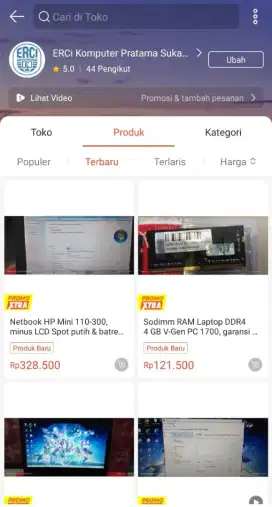 Acer Aspire ES1-421, Ram 10GB, HDD 500GB, DVD RW, 14, Batre drop.