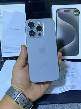iPhone 15 Pro 128GB Natural Titanium second Resmi Garansi iBox
