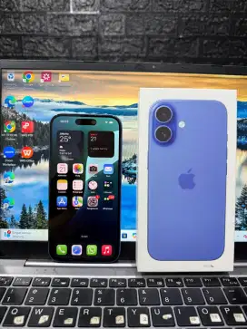 iPhone 16 Ultramarine | 128GB Like New - Garansi Resmi Inbox 2026