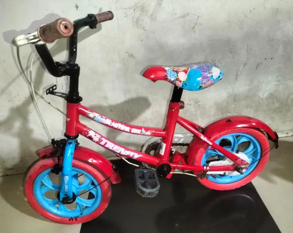 Sepeda anak ukuran 12 kondisi normal
