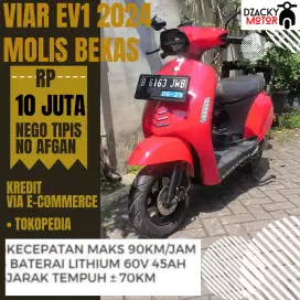 VIAR EV1 2024 MOTOR LISTRIK SECOND LIKE NEW