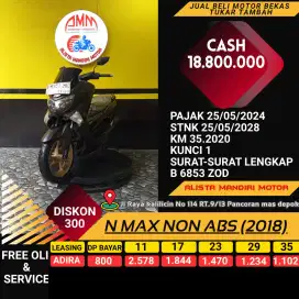 N MAX NON ABS 2018 DP 800 KREDIT CASH CC TT DI ALISTA MOTOR BISA