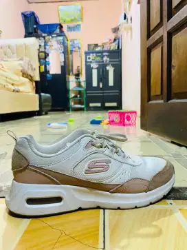 sepatu skechers skech-air court woment sneaker natural