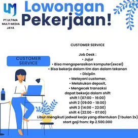 CUSTOMER SERVICE/ADMIN