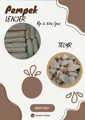 Pempek Lenjer & Telur