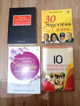 1 paket 4 pcs buku harga hemat